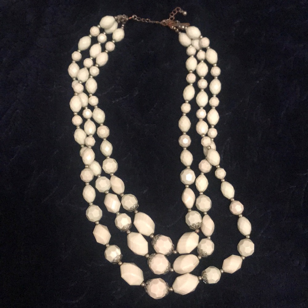 Forever 21 light blue 3-layer necklace